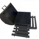 Gratar pe carbuni Vivatechnix VMD-1031, cu capac, 92x60x100cm, portabil, negru