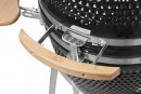 Gratar BBQ Kamado Egg 21, 130x73x122, diametru 46,7 cm, inaltime gratar 91 cm, negru