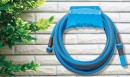 Furtun AQUACRAFT® 870101, textil, plat, set cu pistol și sac, 10 m