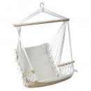 Scaun suspendat CRAIG, alb, bumbac, max. 150 kg, 100x50 cm