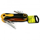 Set chei hexagonale 7 buc Strend Pro, 2.0 - 8.00mm, pliabile
