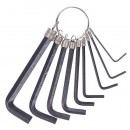 Set chei hexagonale 9buc Strend Pro, 1,5-10 mm