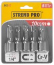 Cap Strend Pro MS84, 10 mm, 1/4, suport pentru biți cu magnet, pachet de 5