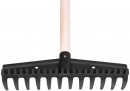Rake Strend Pro Premium S892, 12z, cu două fețe, cu mâner, 325x115 mm