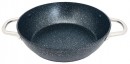 Oală MagicHome Black Marble Line, mică adâncime, 26 cm, 2,8 litri, cu capac, vas de copt, pentru cuptor