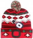 Cap Strend Pro X-mas roșu-maro, L, 4x LED SMD, încărcare USB