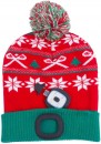 Cap Strend Pro X-mas verde-rosu L, 4x LED SMD, incarcare USB