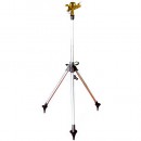 Aspersor cu impuls alamat / suport metalic telescopic 500 - 800mm