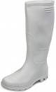Cizme Ginocchio, alb 44, PVC, gradina