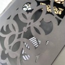 Incalzitor de terasa/gradina, Vivatechnix KRO-1074, Otel, Negru, 1573x706x762 mm, grosime 3 mm