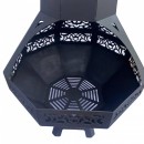 Incalzitor de terasa/gradina, Vivatechnix KRO-1074, Otel, Negru, 1573x706x762 mm, grosime 3 mm