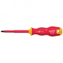 Șurubelniță phillips izolată Whirlpower® PH2 / 100mm, DIN8764, VDE 1000V, GS