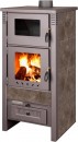 Soba Pro TAURUS Ceramica, mocca, 12 kW, 120 mm, cu cuptor