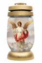 Kahanec Bolsius 3S 17 Angel, 24 cm, pentru mormânt, cu umplutură 36 h