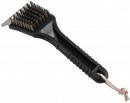 Perie Strend Pro Grill, pentru curatarea gratarului, cu racleta, 5x5,5x21,5 cm