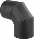 Cot HS 090/200/2,0 mm, coș de fum, reglabil, cot de fum pentru conectarea țevilor de fum