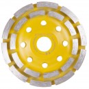 Pisică? Strend Pro CGW11, 125 mm, 2 rânduriCup, abraziv, diamant, pentru beton, pe două rânduri