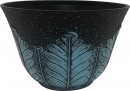 Ghiveci Strend Pro Flower, 30x19 cm, gri-albastru