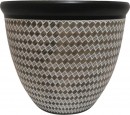 Ghiveci Strend Pro Marble, 37x30 cm, maro