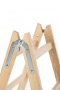 Scara Strend Pro, 4 trepte, dubla, pentru vopsit, lemn, 1,32 m, max. 150 kg