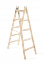 Scara Strend Pro, 5 trepte, dubla, pentru vopsit, lemn, 1,63 m, max. 150 kg