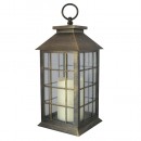 Lanterna Nicehome, 14x14x30 cm, LED, 3xAAA, plastic