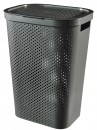 Coș de rufe Curver® INFINITY RECYCLED 60L, antracit, 44x60x35 cm, pentru lenjerie
