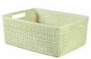 Coș de rufe Curver® JUTE M 12L, crem, 36x15x28 cm