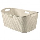 Coș de rufe Curver® MY STYLE 47L, alb, 60x39x28 cm