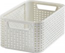 Coș de rufe Curver® STYLE2 S, crem, 28x12x19 cm