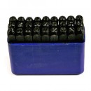 Poansoane cu litere 6 mm ABC (27 buc)