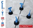 Set de nivelare Strend Pro LS205, 1 buc cheie, 50 buc distanțiere T, 50 buc pălării