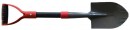 Lopata Strend Pro, cu maner D, fibra de sticla, drenaj, 700 mm