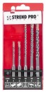 Set burghie metal 5buc Strend Pro, industrial, SDS+, SD051