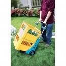 Carucior de gradina mobil 53x38x90cm 120 lit. AQUACRAFT, capac de transport. 50 kg
