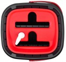 Mop QuickShine MagicHome, plat, cu 8 lit. găleată de strângere