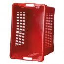 Coș multifuncțional ICS M401000 • 40 litri, 56x35x31 cm, laterale perforate, roșu
