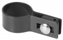 Clemă Strend Pro EUROSTANDARD, 38 mm, capăt, antracit, RAL7016, pentru stâlp rotund