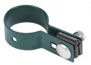 Clemă Strend Pro EUROSTANDARD, 60 mm, capăt, verde, Zn+PVC, RAL6005, pentru stâlp rotund