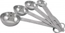 Pahar dozator MagicHome, lingura, inox, set 4 buc