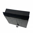 Organizator pentru burghie metal, Vivatechnix VMD-1043, 35x20xH29cm, 20 compartimente, capac transparent cu cheie