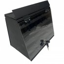Organizator pentru burghie metal, Vivatechnix VMD-1043, 35x20xH29cm, 20 compartimente, capac transparent cu cheie