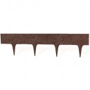 Gard StonePalisade 2,37 m, maro, ambalaj. 3 buc 790x95/200 mm, UV