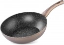 Wok Tigaie MagicHome Coffee Brown Line, 28 cm
