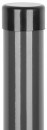 Stâlp țeavă METALTEC 48/2000/1,50 mm, antracit, RAL7016 Zn + PVC, capac