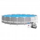 Piscina Intex® Prism Frame Premium 26724, filtru, pompa, scara, prelata, prelata de jos, 4,57x1,07 m