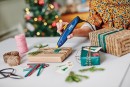 Pistol RAPID EG PEN, pix pentru decorare cu suport, pistol de lipici, topire, pentru bețișoare de 7 mm