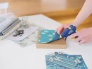 Pistol RAPID EG POINT, modul fără fir, pistol de lipici topit la cald pentru decor, pistol de topire la cald, pentru bețișoare de topire la cald 7 mm