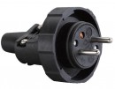 Stecher Strend Pro, pentru cablu prelungitor, 230V, IP65, 16A, cauciuc, negru