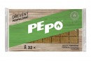 Brichetă PE-PO® din lemn masiv, 32 buc, brichetă pentru grătare, sobe, seminee, cuptoare